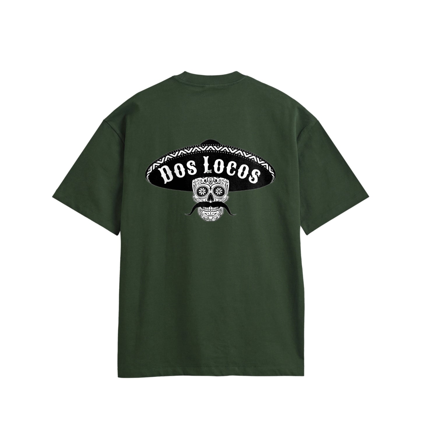 メキシカンスカル　コットンTシャツ green image
