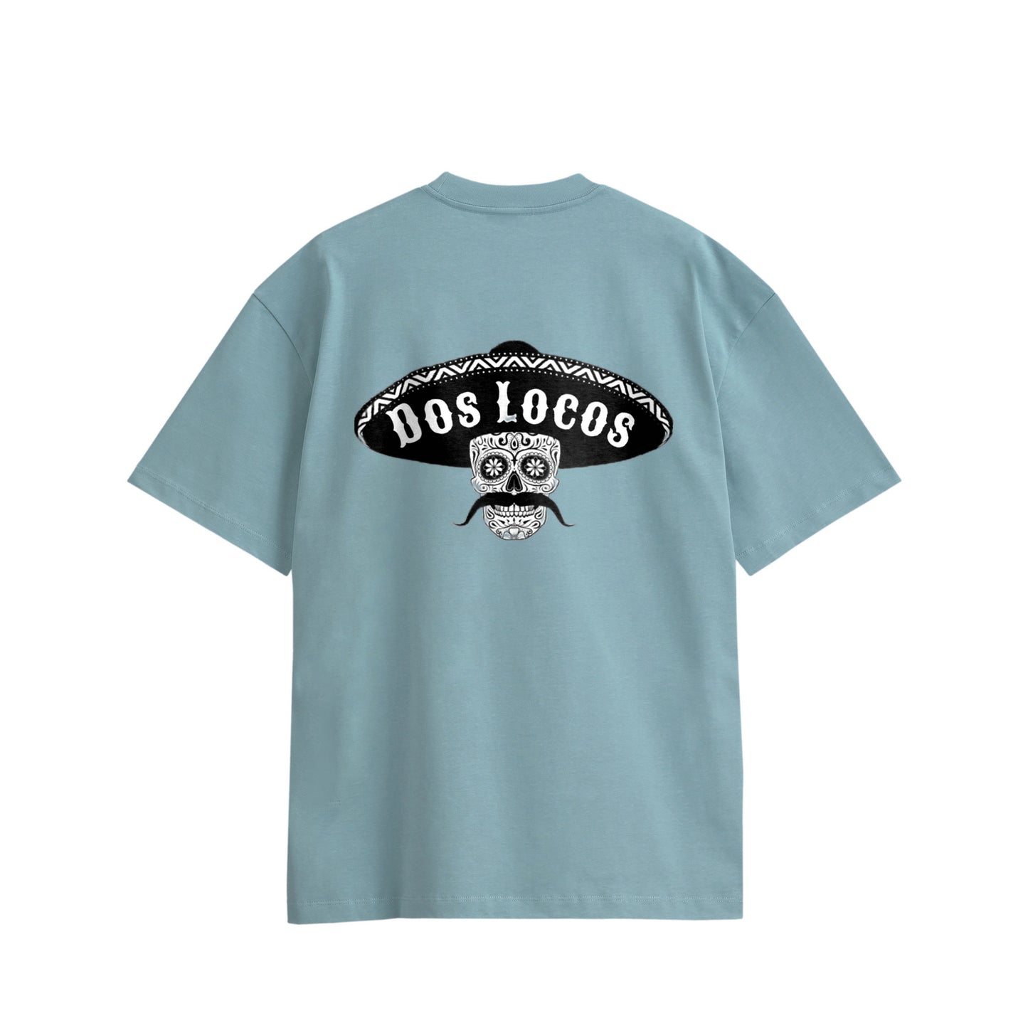 メキシカンスカル　コットンTシャツ light-blue image