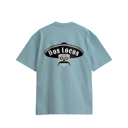 メキシカンスカル　コットンTシャツ light-blue image