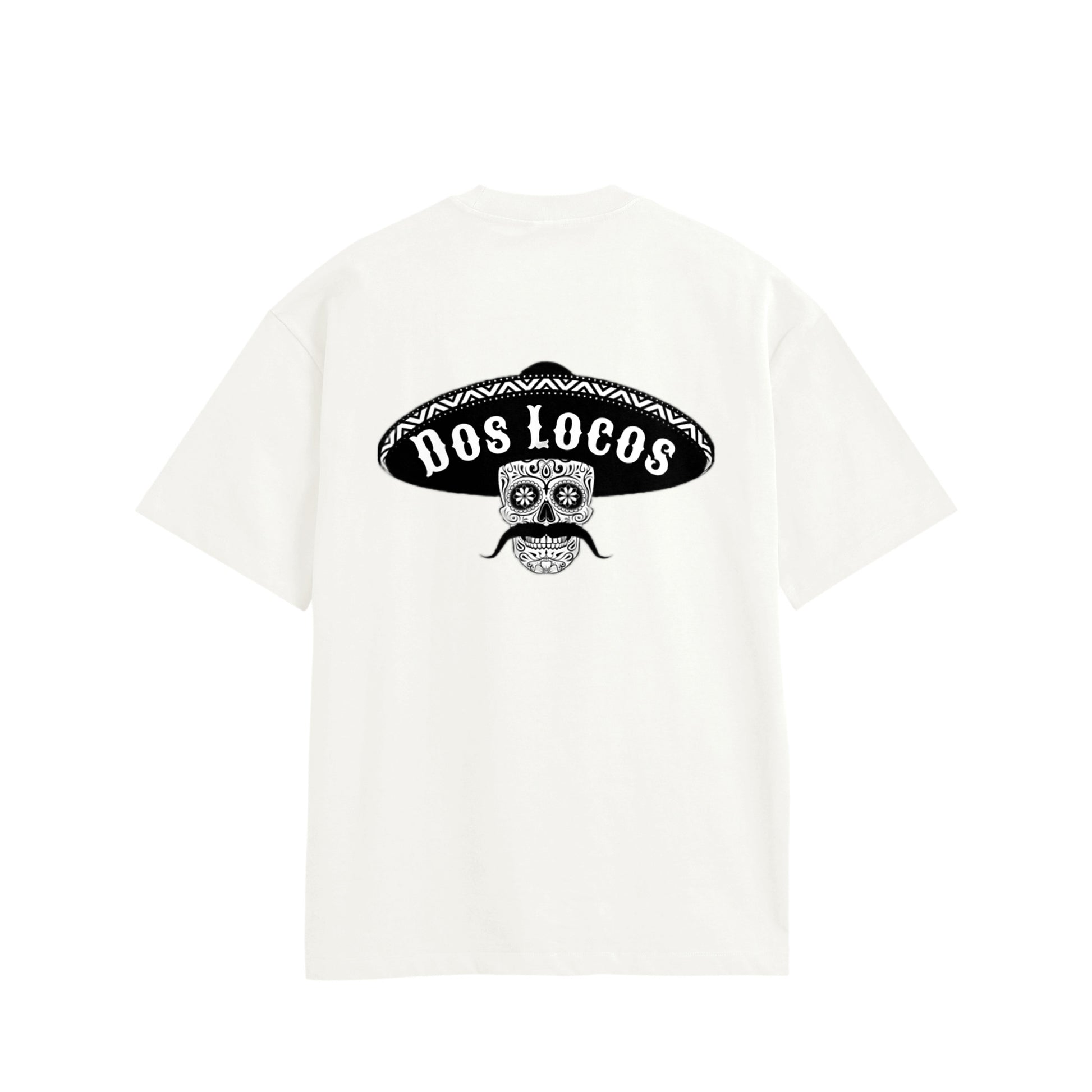 メキシカンスカル　コットンTシャツ white image