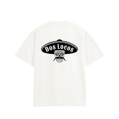 メキシカンスカル　コットンTシャツ white image