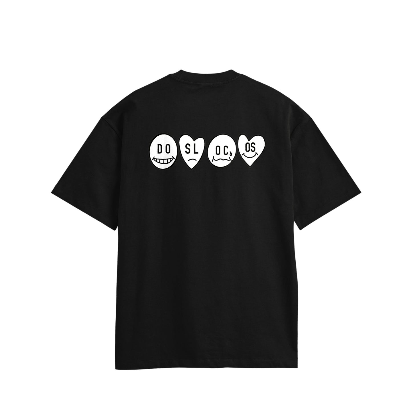 ニコちゃん　コットンTシャツ black image