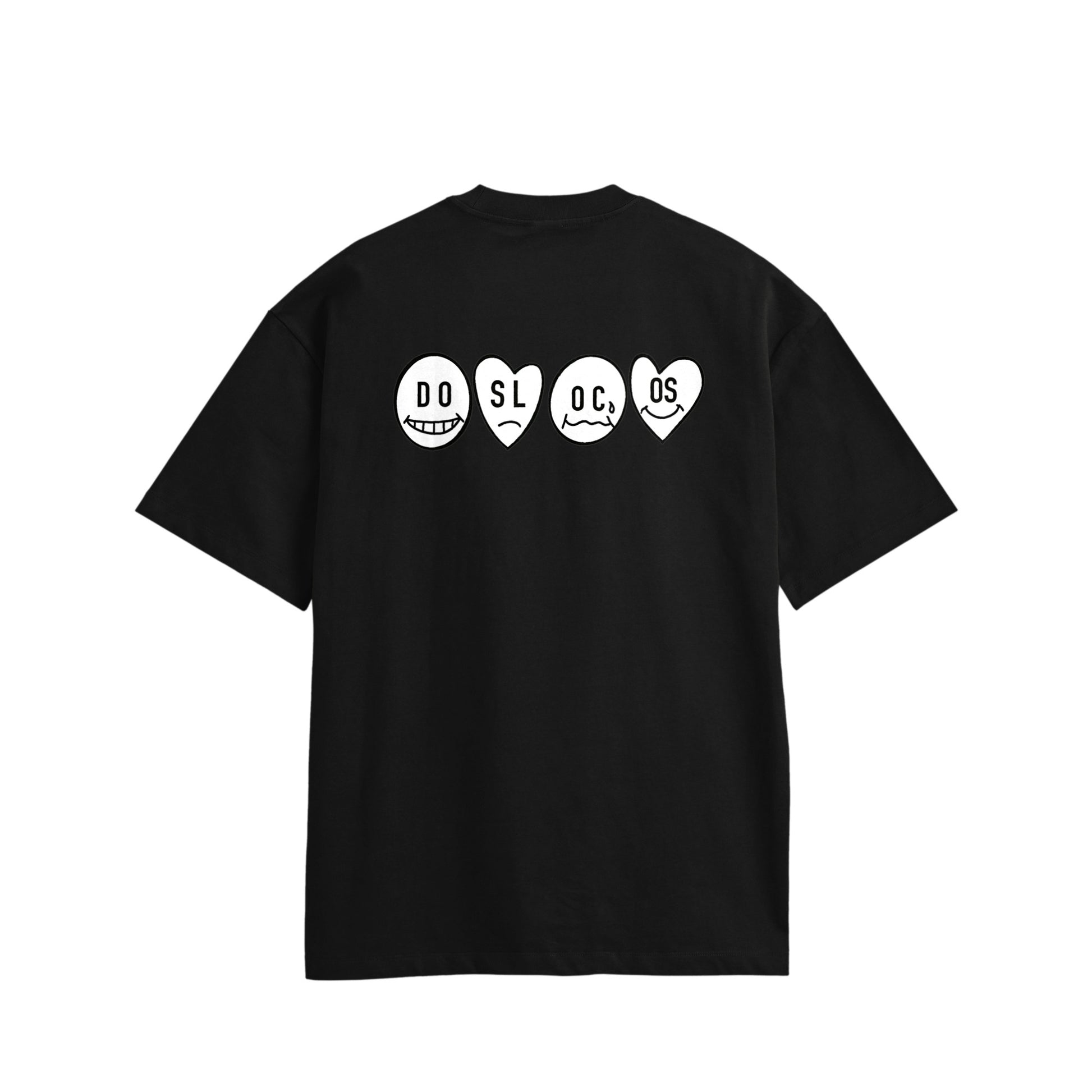 ニコちゃん　コットンTシャツ black image