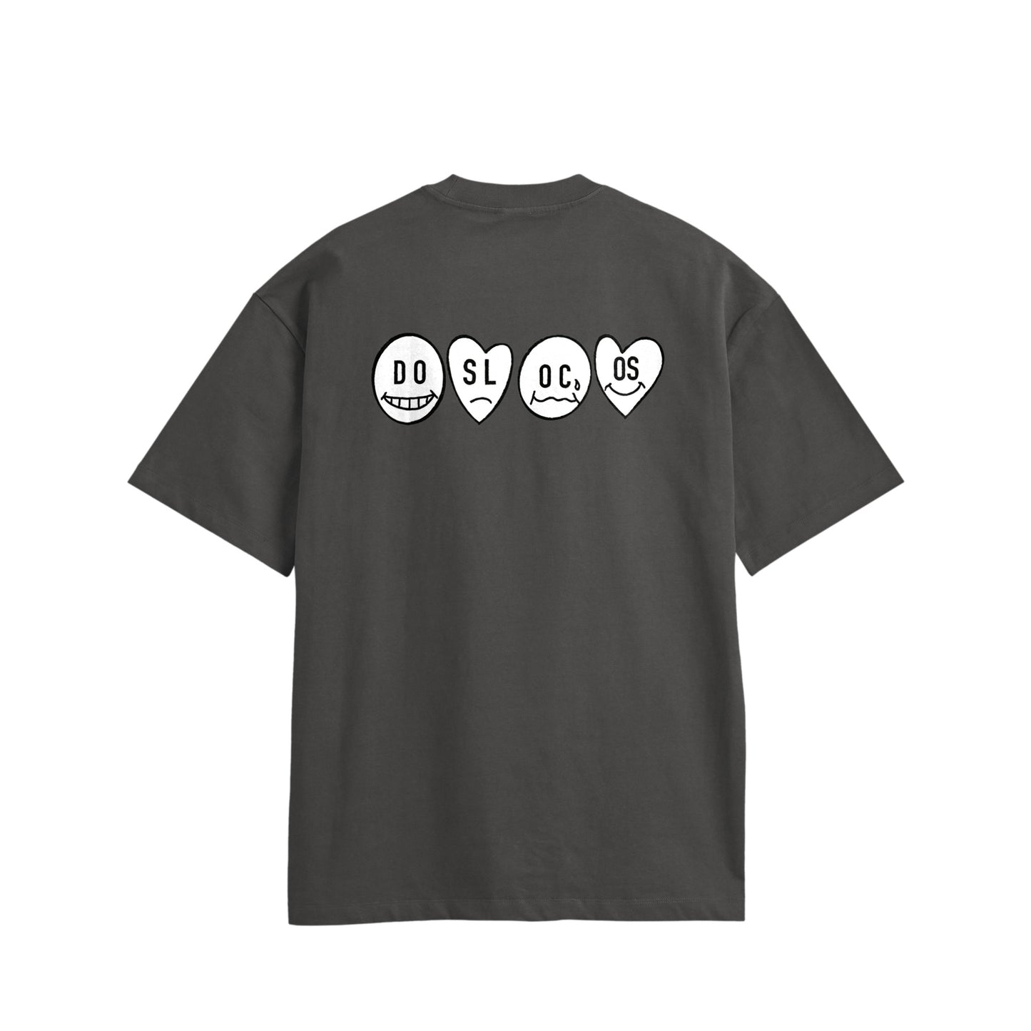 ニコちゃん　コットンTシャツ charcoal image