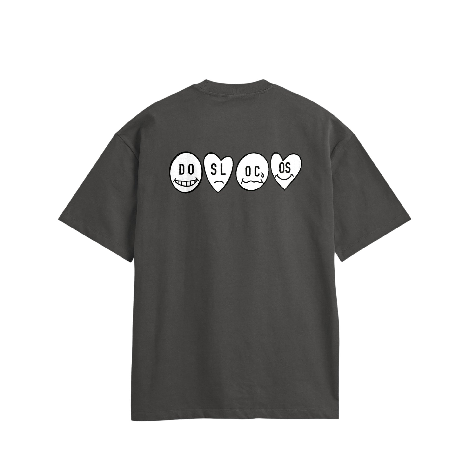 ニコちゃん　コットンTシャツ charcoal image