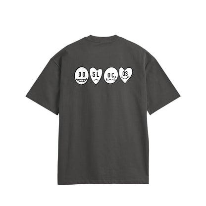 ニコちゃん　コットンTシャツ charcoal image