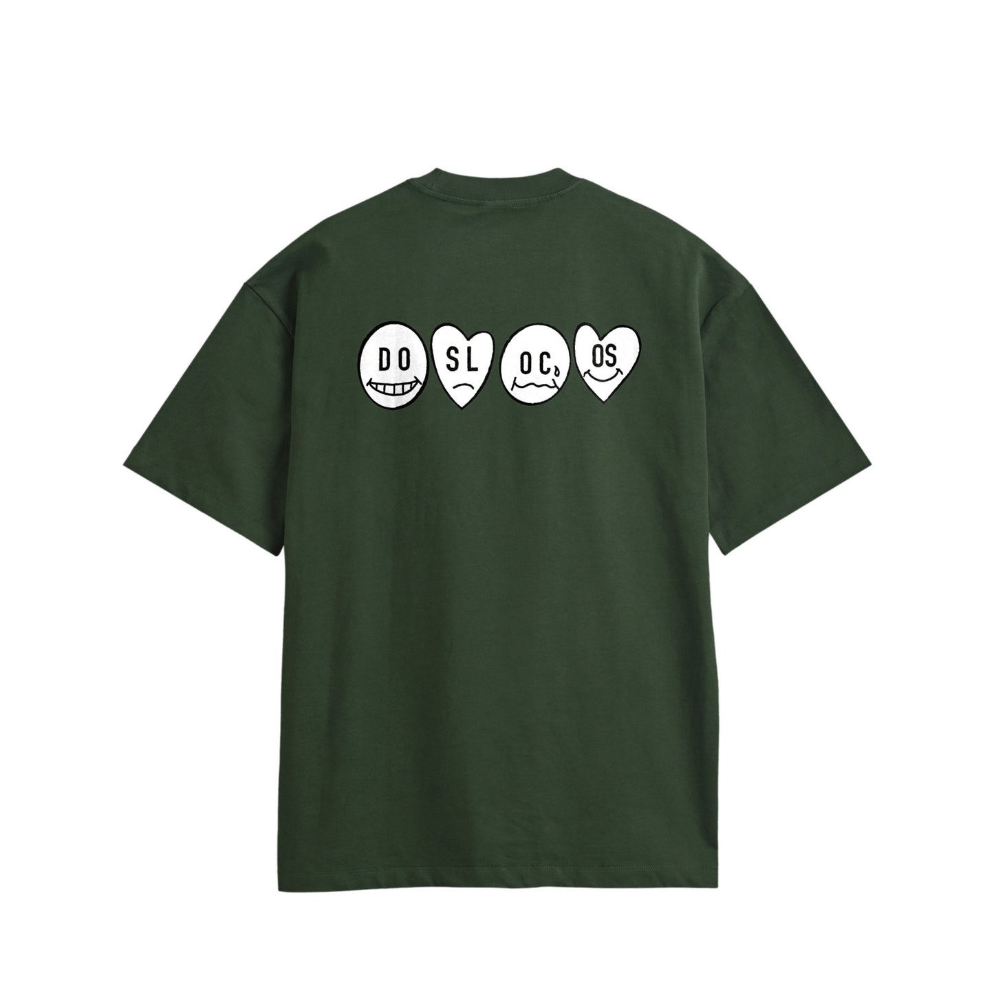 ニコちゃん　コットンTシャツ green image