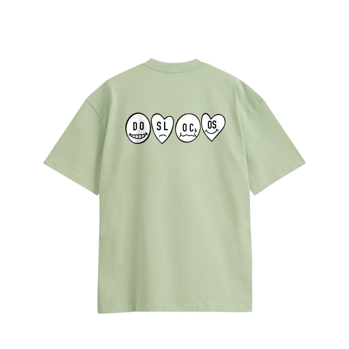 ニコちゃん　コットンTシャツ light-green image