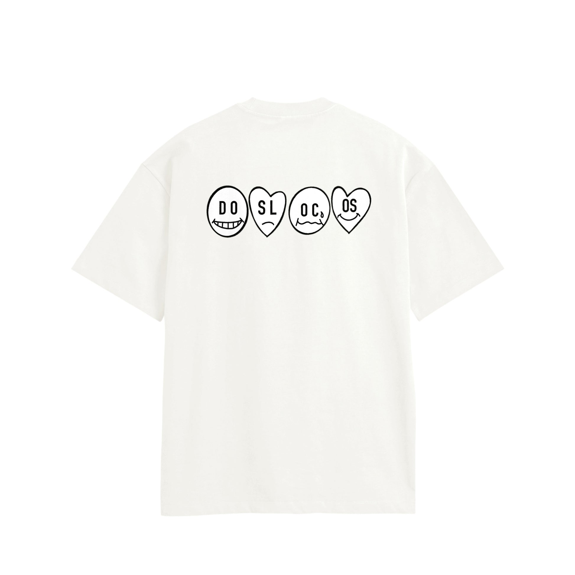 ニコちゃん　コットンTシャツ white image