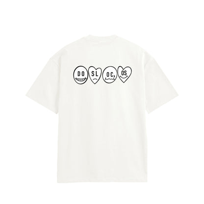 ニコちゃん　コットンTシャツ white image