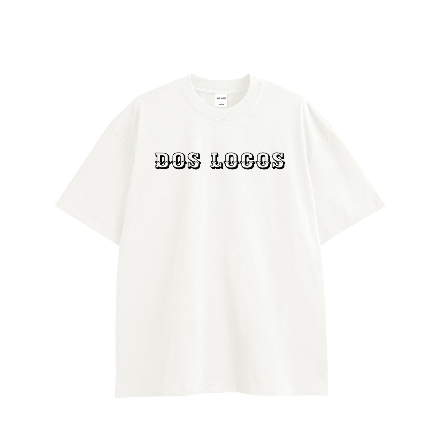 ニコちゃん　コットンTシャツ white image
