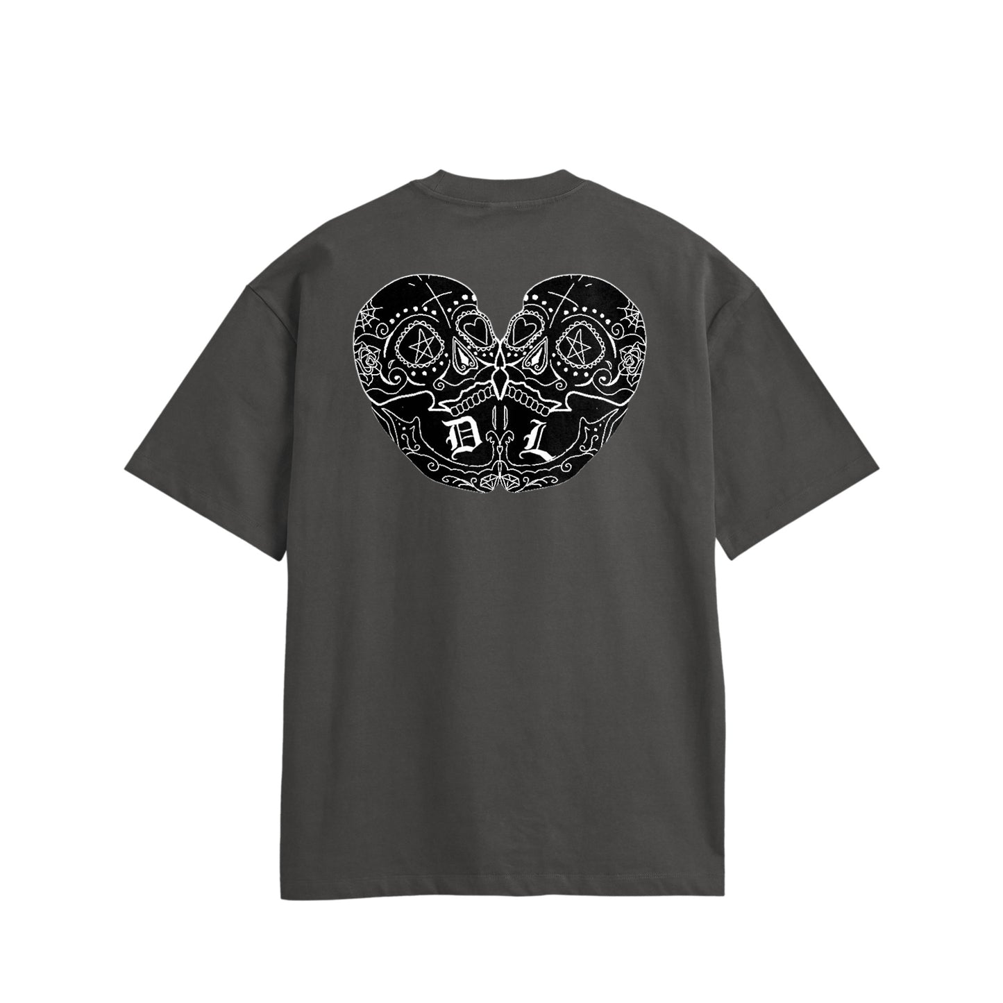 ダブルスカル　コットンTシャツ charcoal image