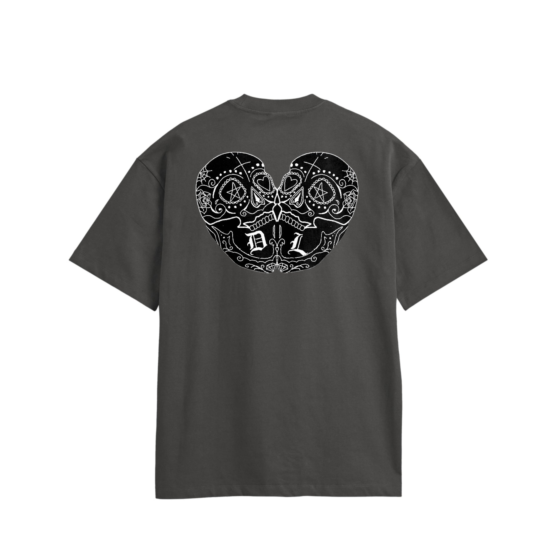 ダブルスカル　コットンTシャツ charcoal image