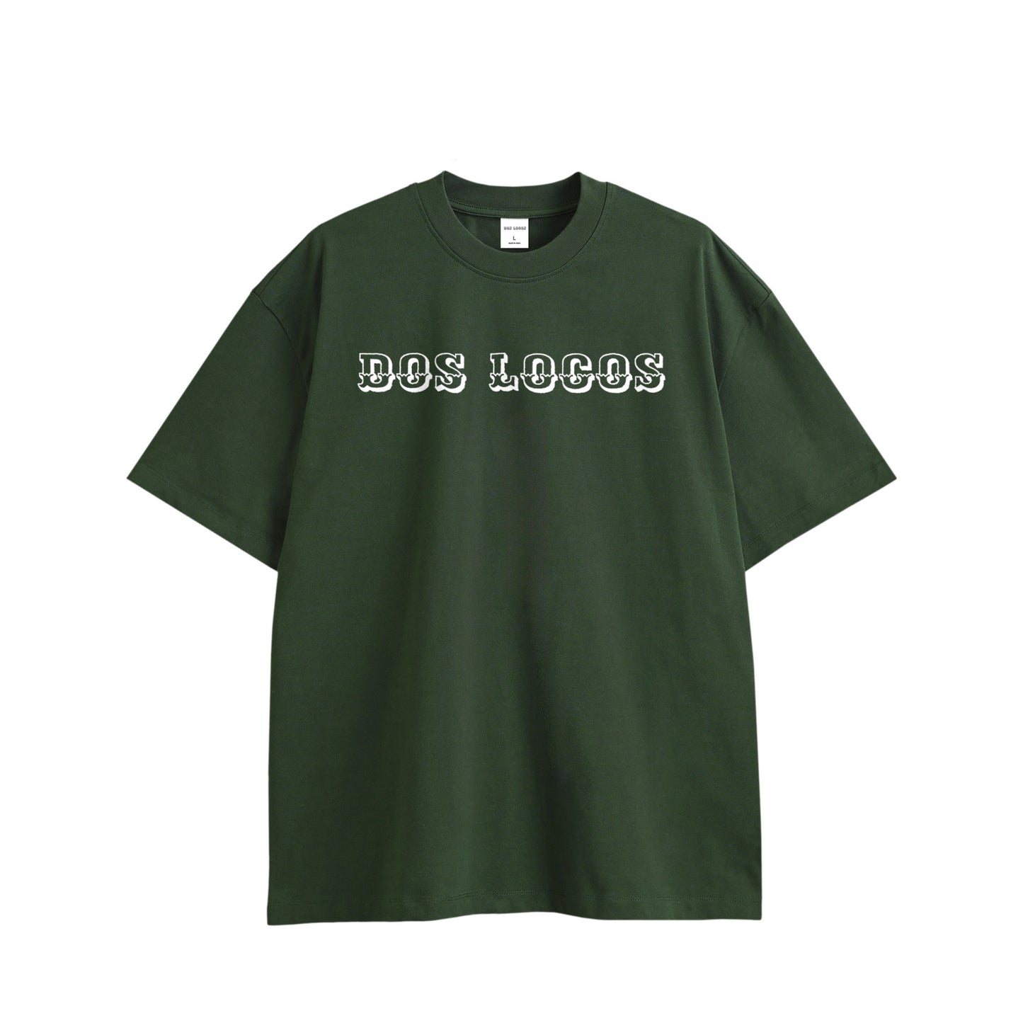 ダブルスカル　コットンTシャツ green image