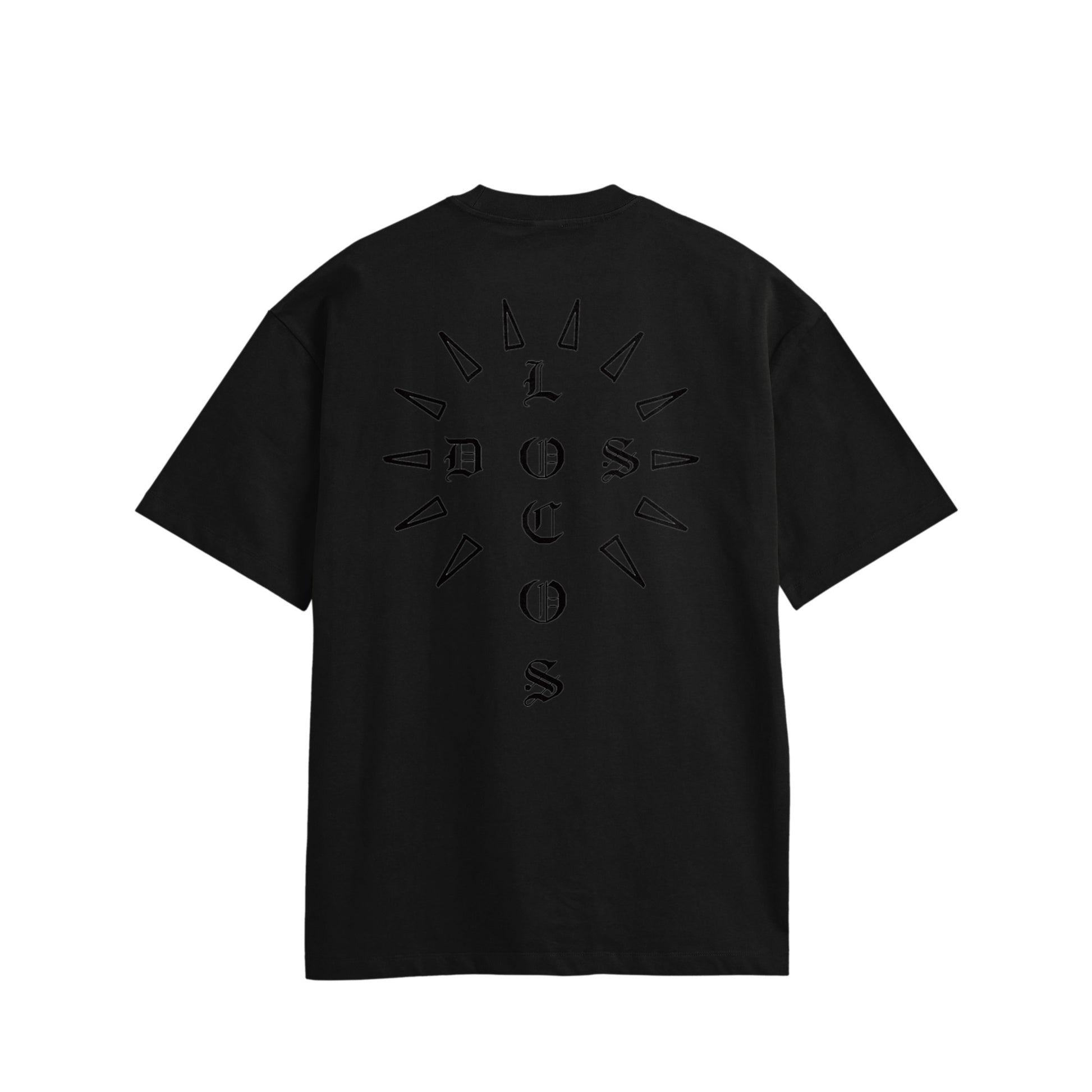 クロス　コットンTシャツ black image