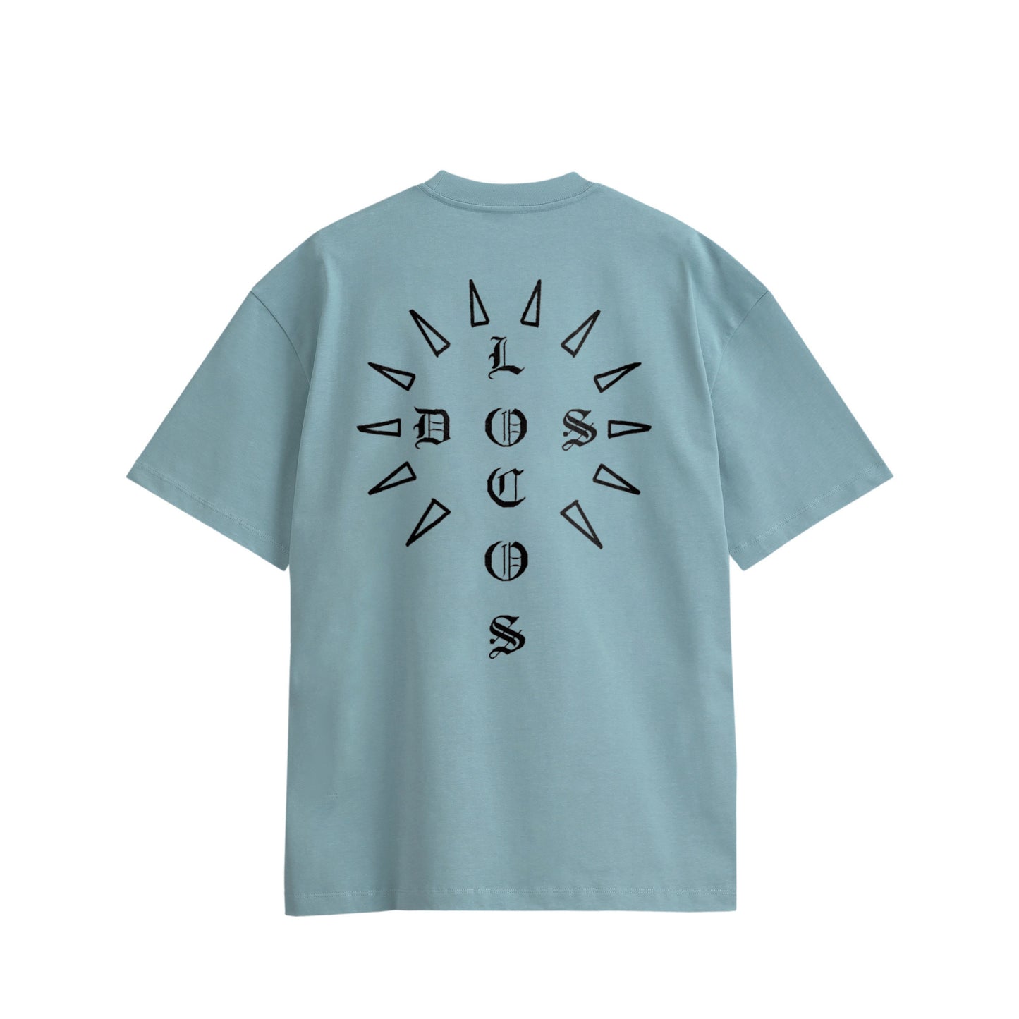 クロス　コットンTシャツ light-blue image