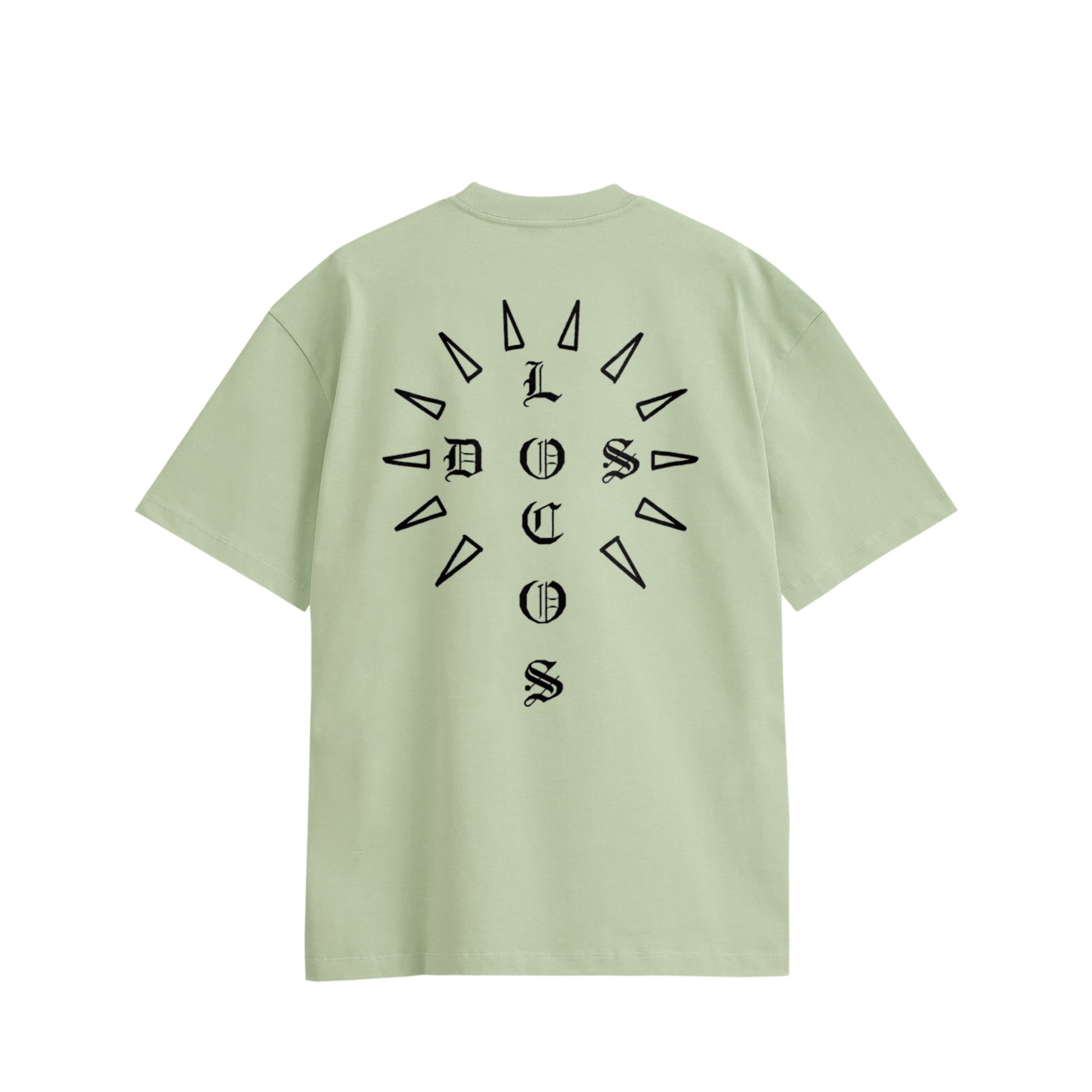クロス　コットンTシャツ light-green image