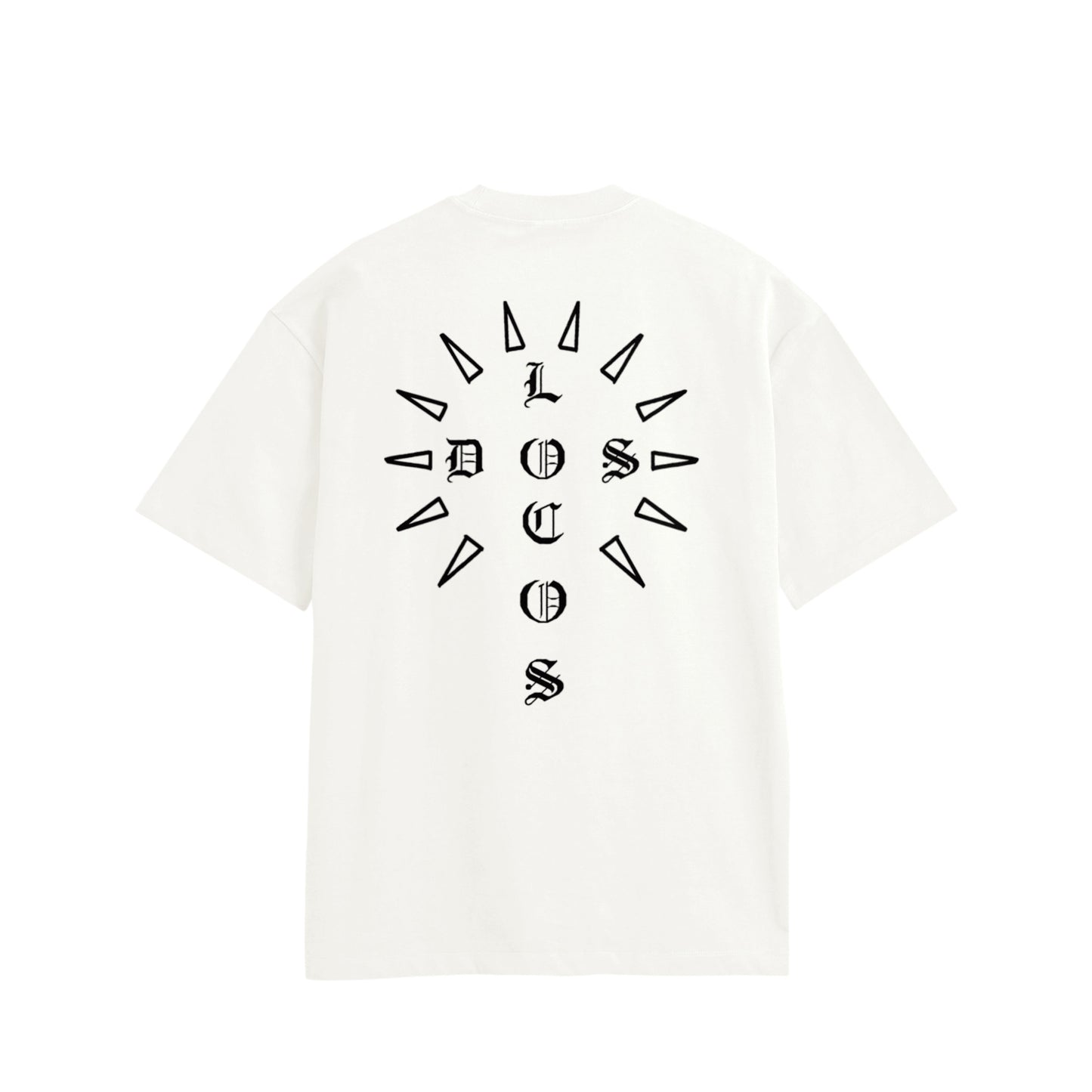 クロス　コットンTシャツ white image