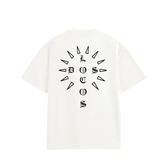 クロス　コットンTシャツ white image