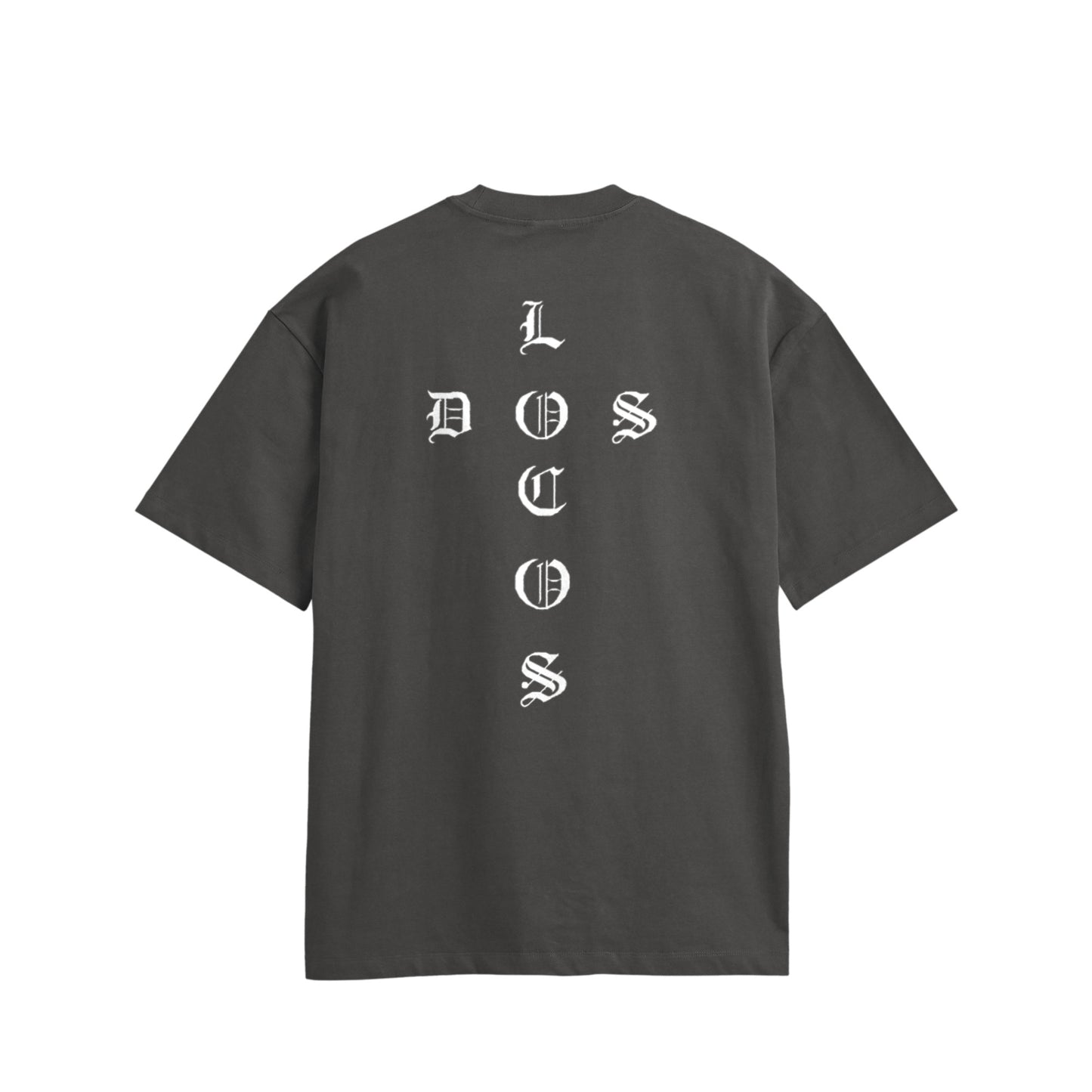 シンプルクロス　コットンTシャツ charcoal image