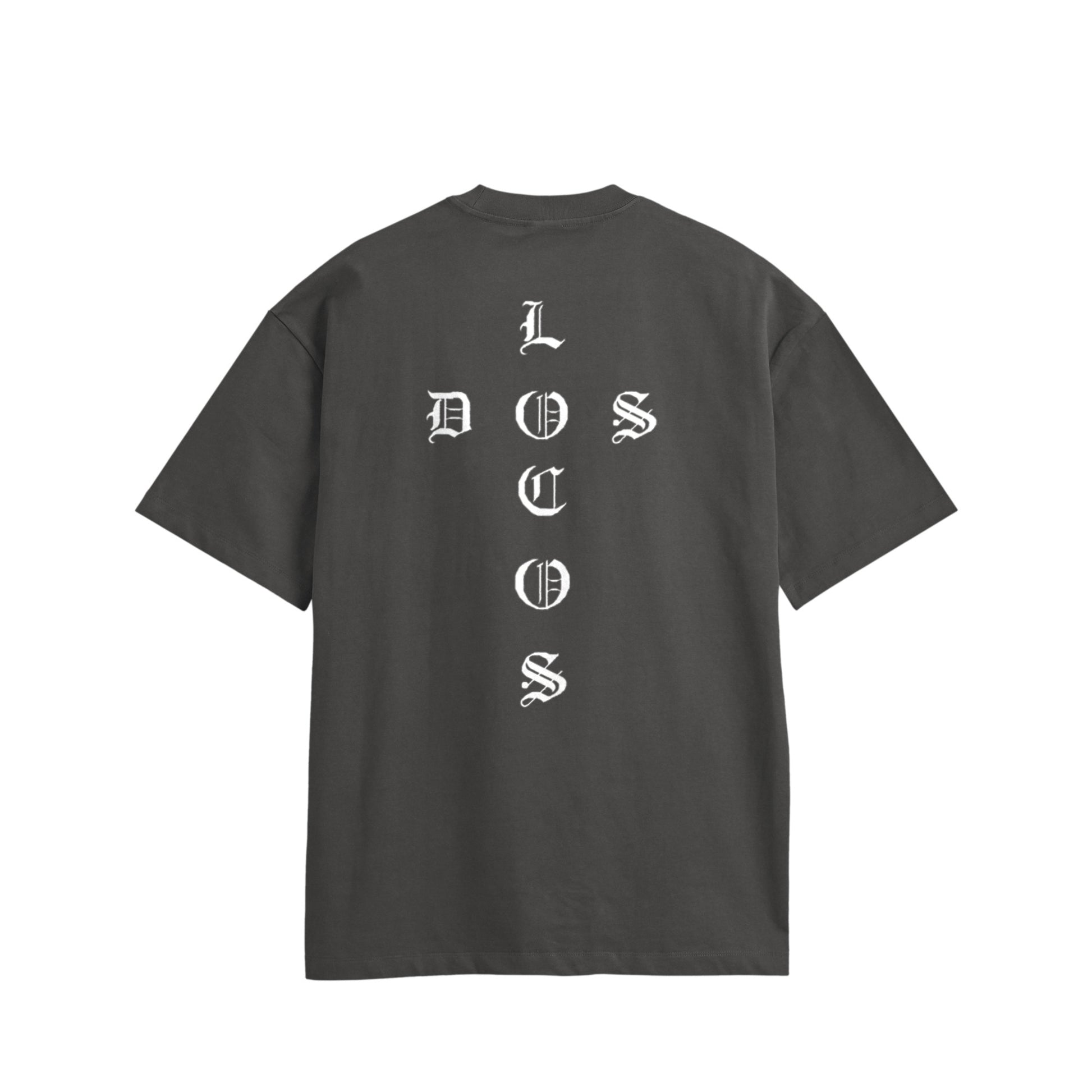 シンプルクロス　コットンTシャツ charcoal image
