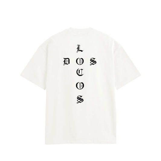 シンプルクロス　コットンTシャツ white image