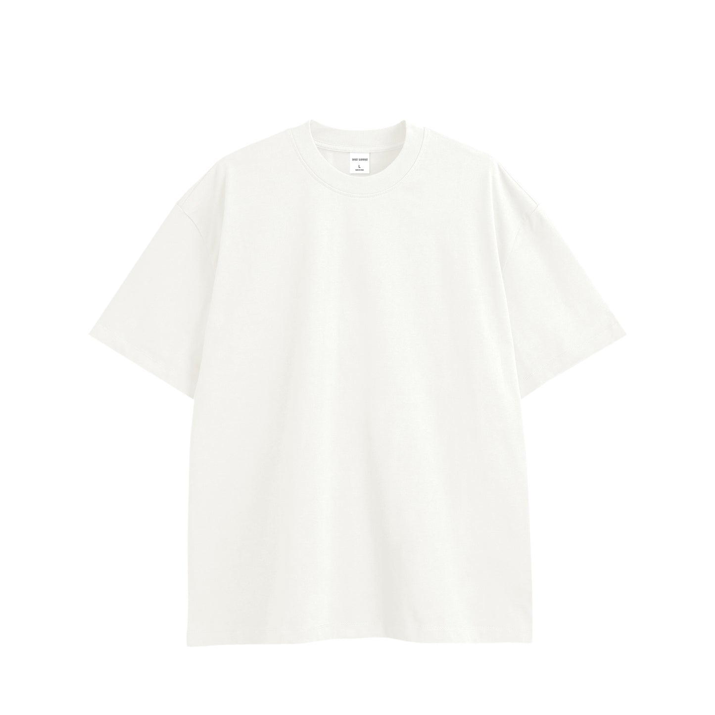 シンプルクロス　コットンTシャツ white image