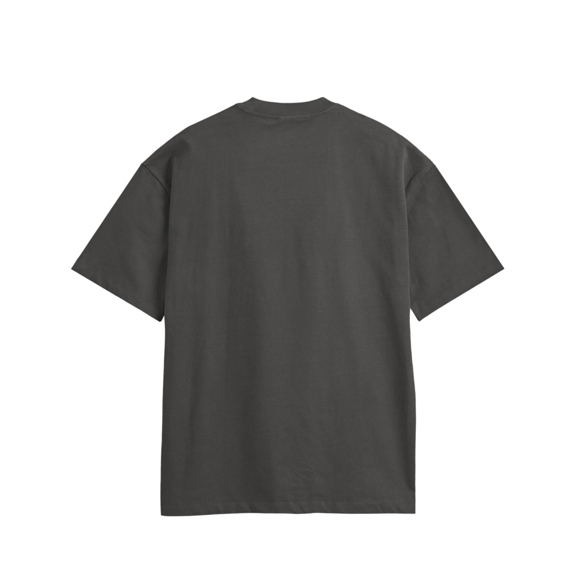 Dog コットンTシャツ charcoal image