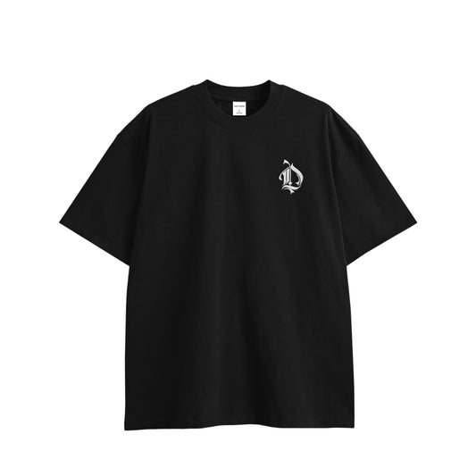 マリア　コットンTシャツ black image