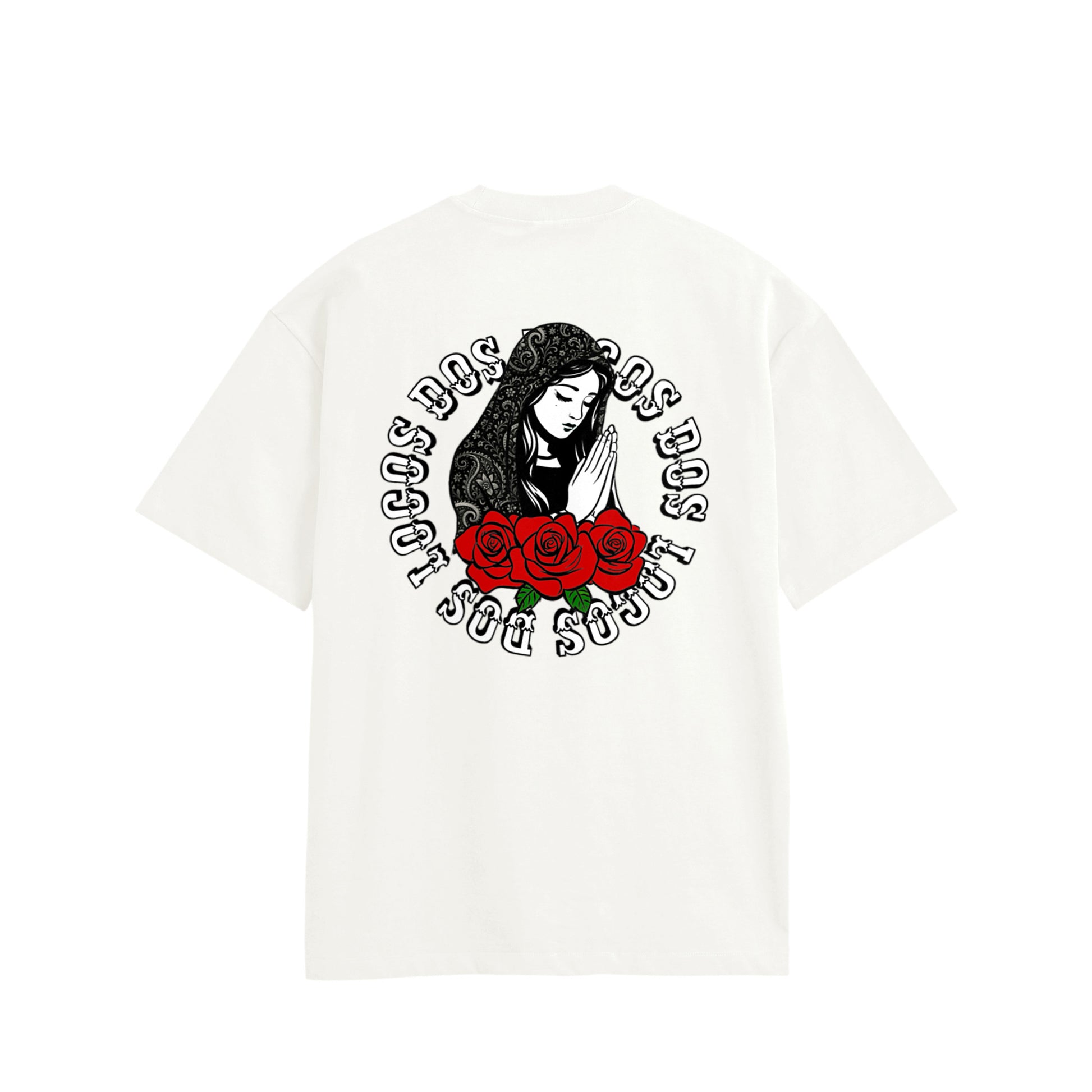 マリア　コットンTシャツ white image
