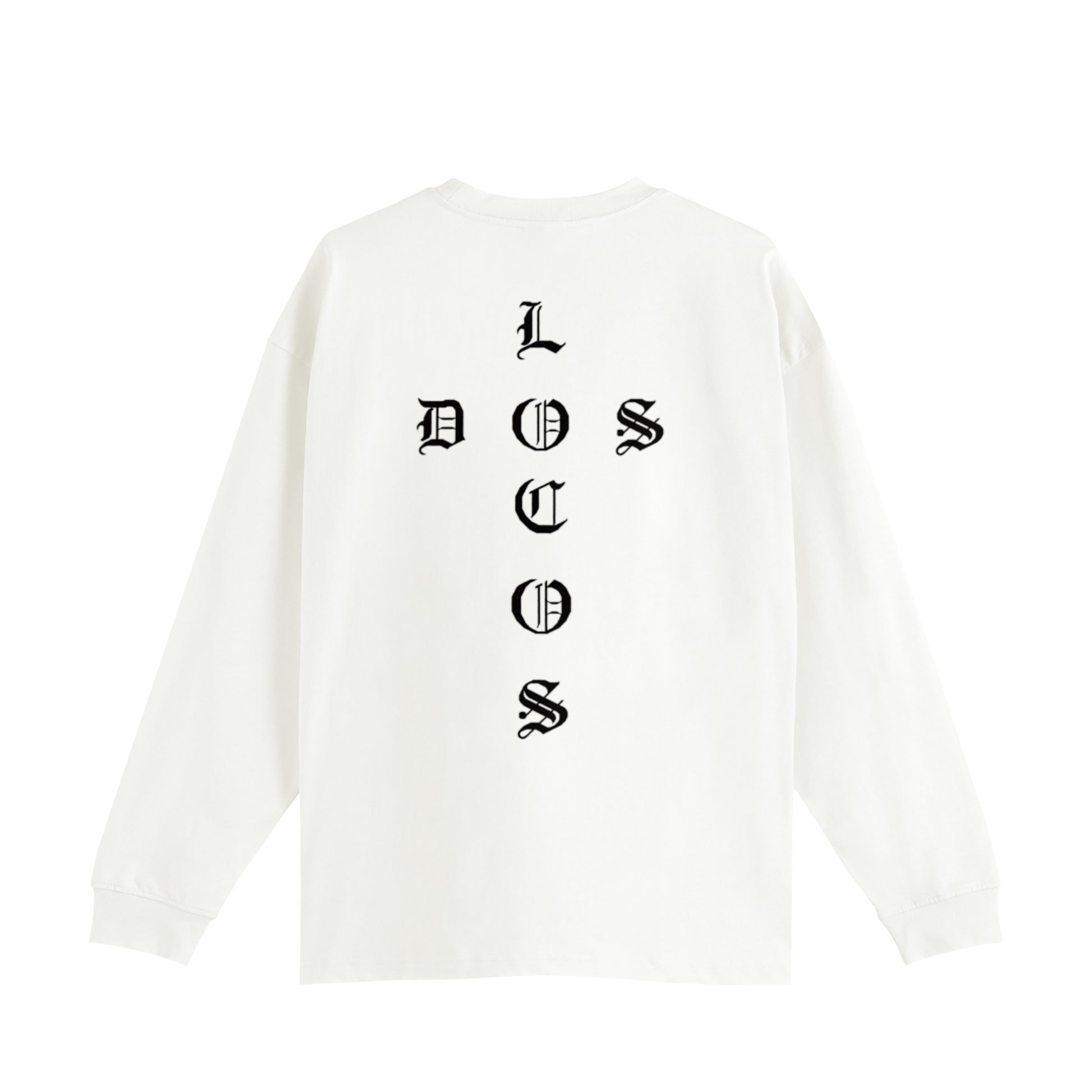 クロス　ロングスリーブ white image