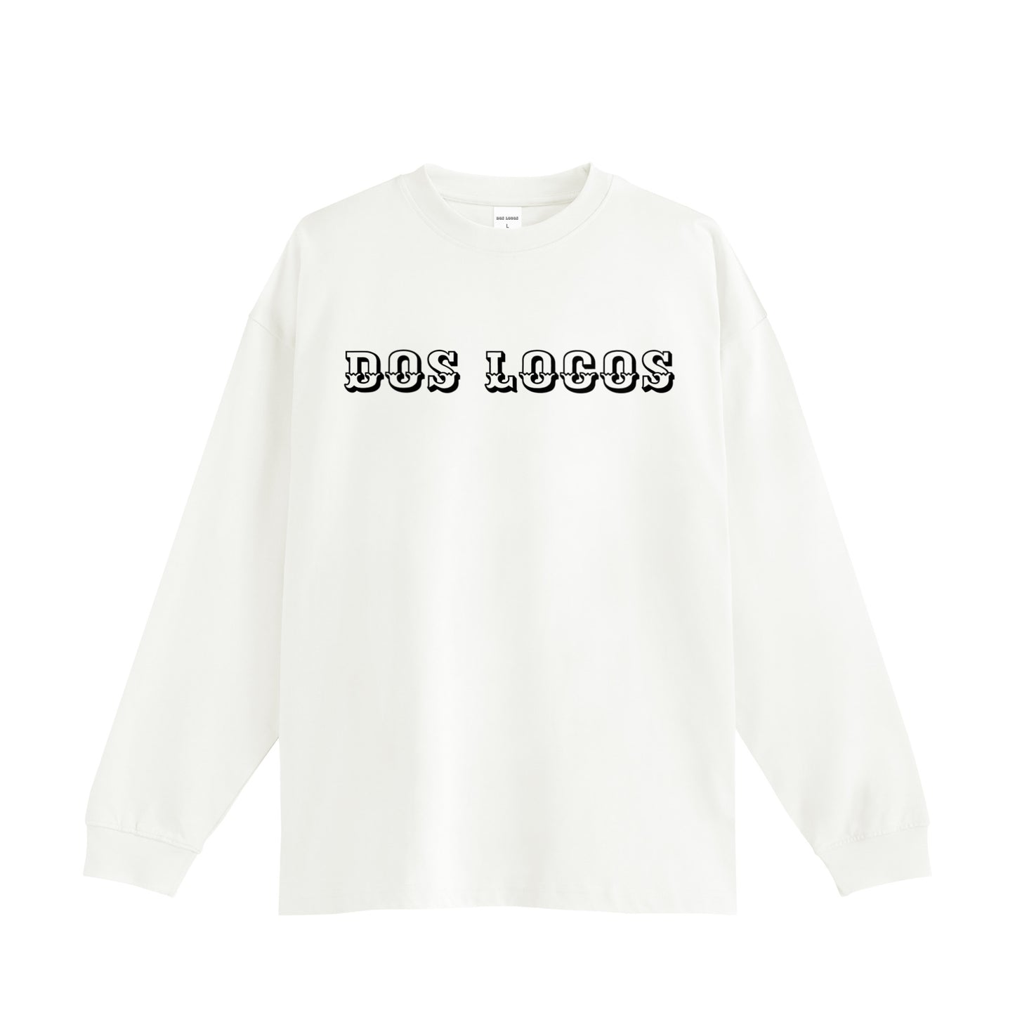 クロス　ロングスリーブ white image