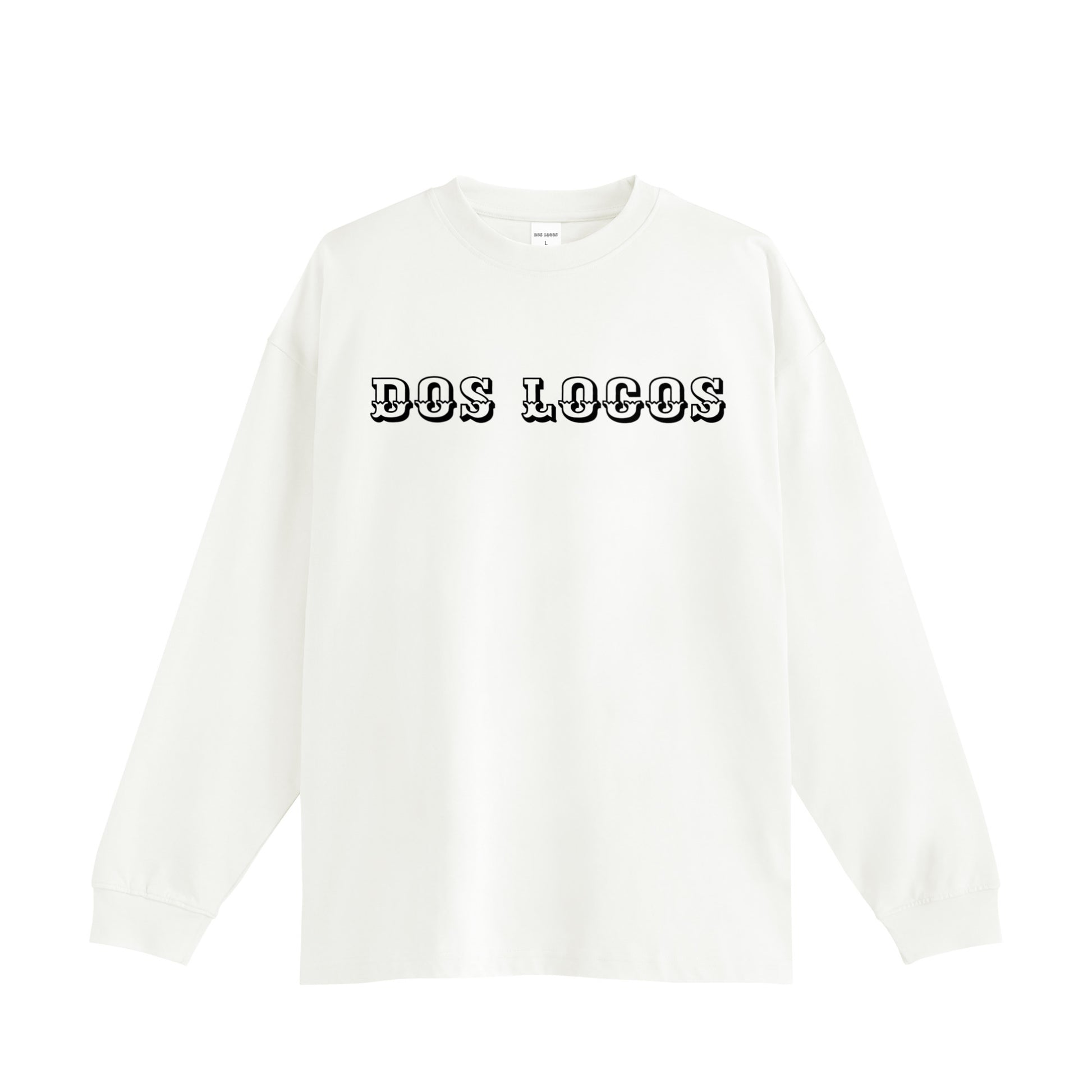 クロス　ロングスリーブ white image