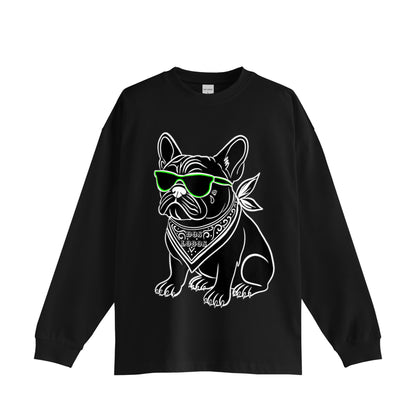 フレブル　コットンロングスリーブ black image