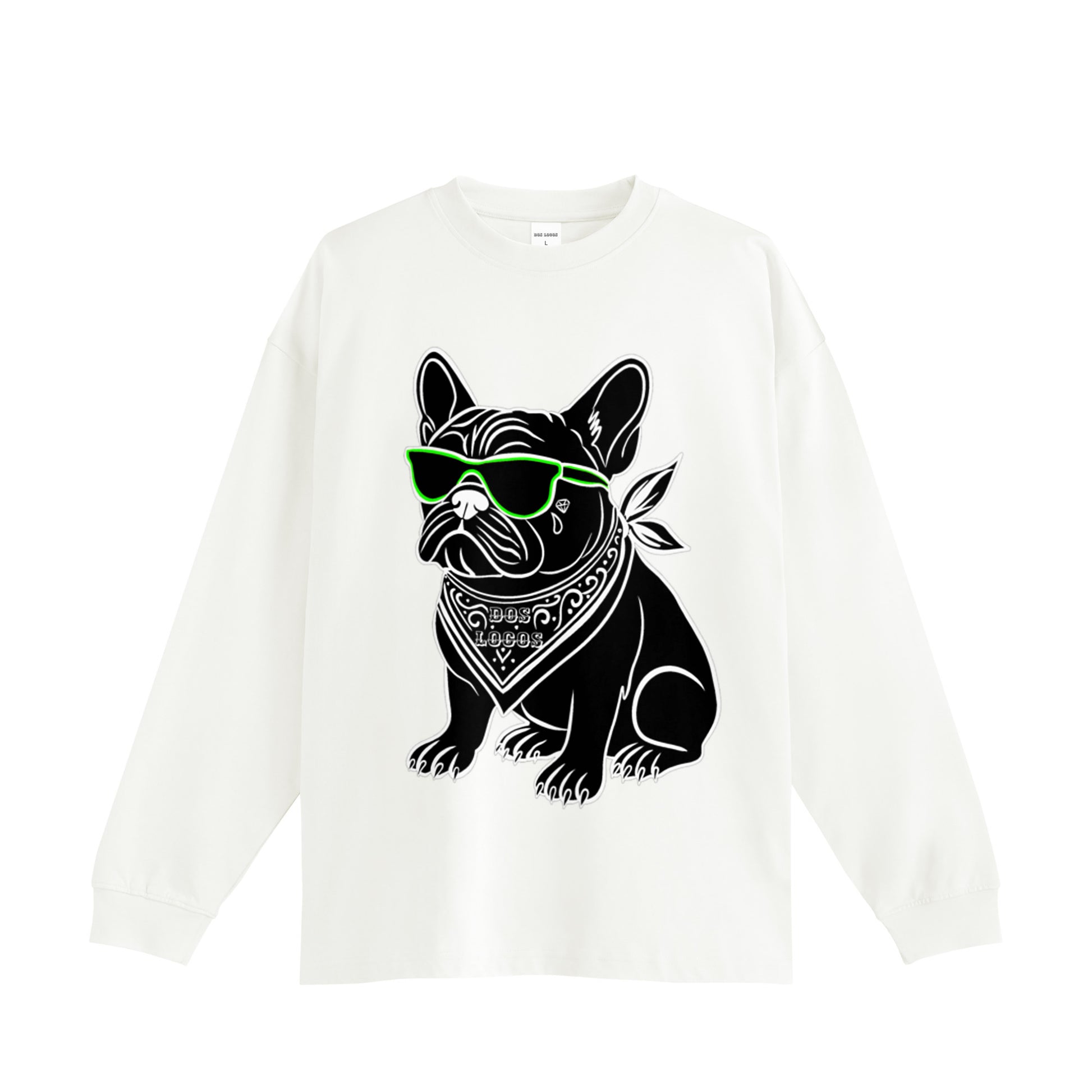 フレブル　コットンロングスリーブ white image