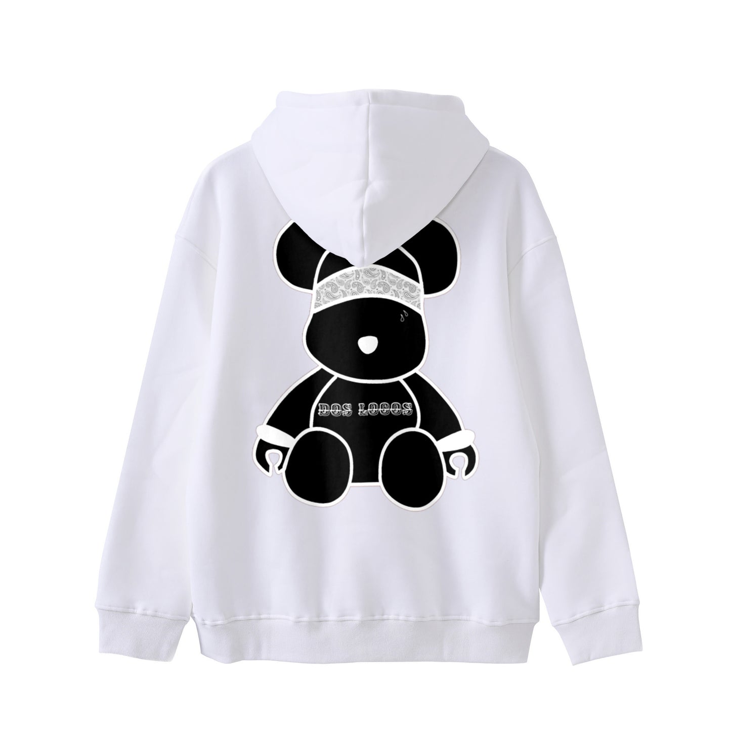 ベアーパーカー裏起毛 white image