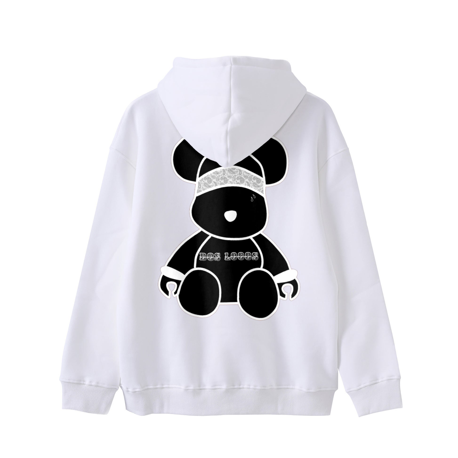 ベアーパーカー裏起毛 white image