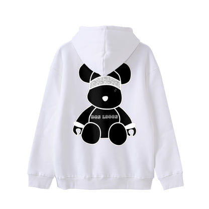 ベアーパーカー裏起毛 white image