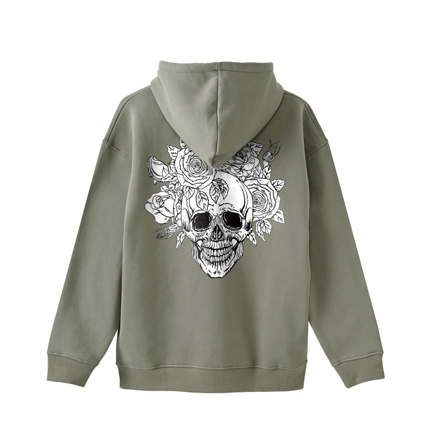 裏起毛　ビックシルエットパーカー khaki image