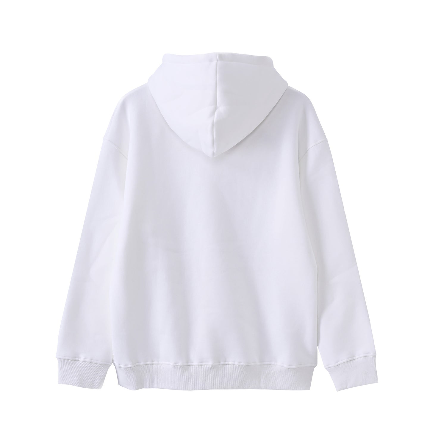 ローズ　裏起毛プルパーカー white image