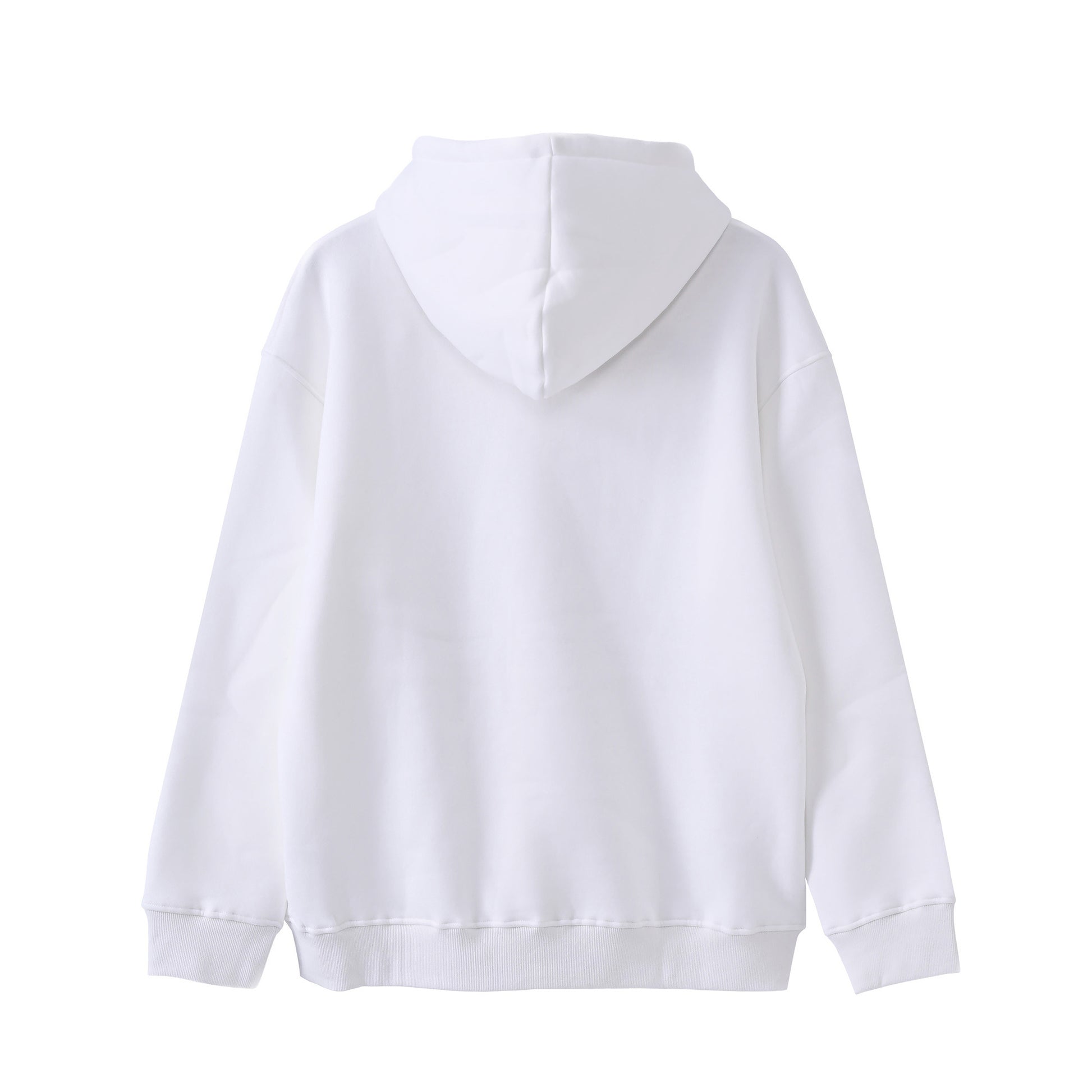 ローズ　裏起毛プルパーカー white image