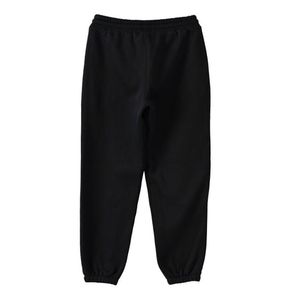 裏起毛　スウェットパンツ black image