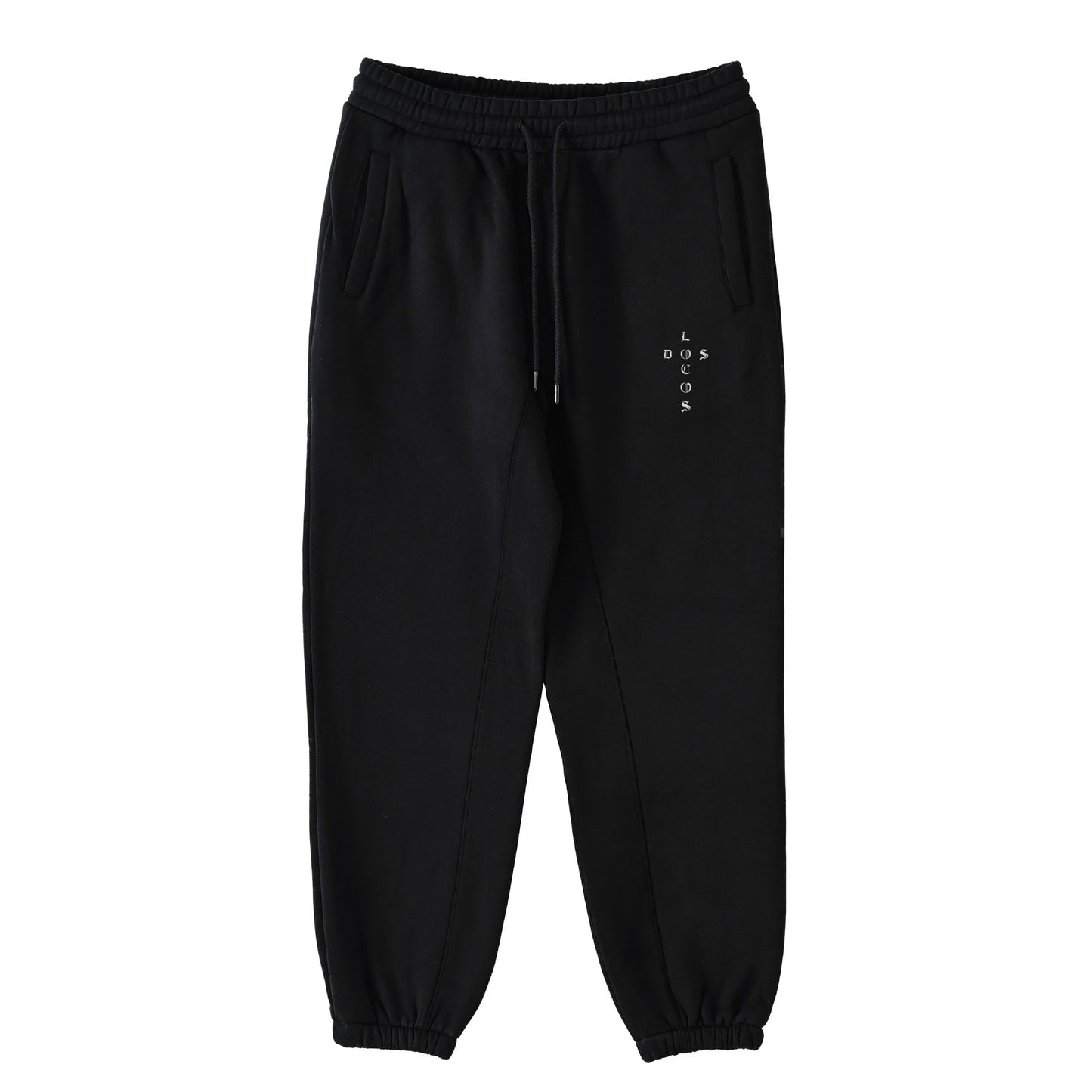 裏起毛　スウェットパンツ black image