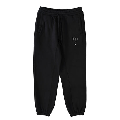 裏起毛　スウェットパンツ black image