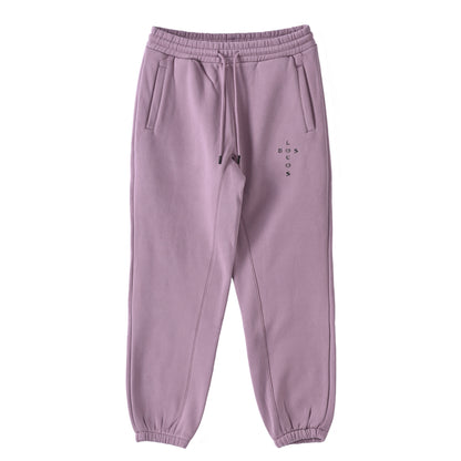 裏起毛　スウェットパンツ purple image