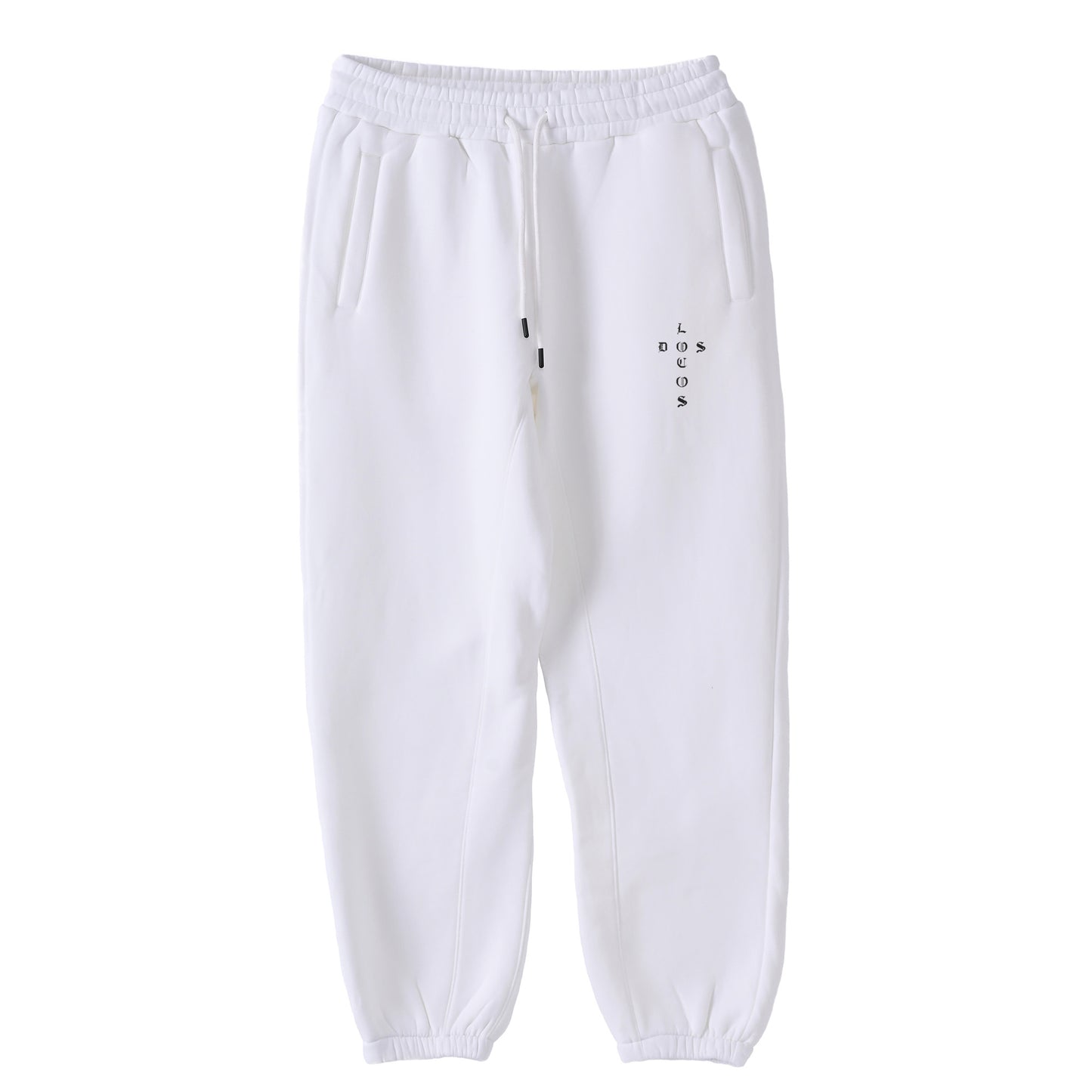裏起毛　スウェットパンツ white image