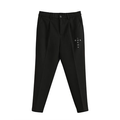 ウールライクパンツ black image