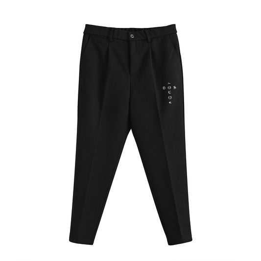 ウールライクパンツ black image