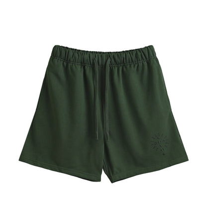 クロス　コットンショートパンツ green image