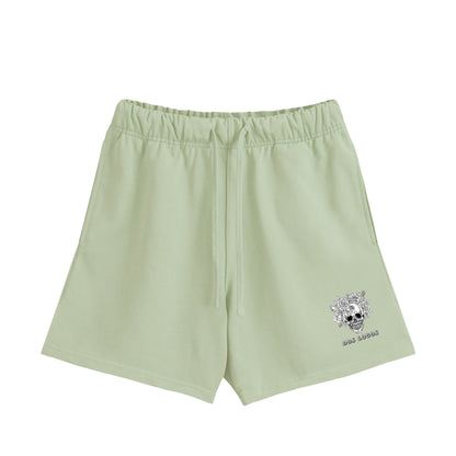 ローズスカル　コットンハーフパンツ light-green image